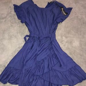 Navy mini dress